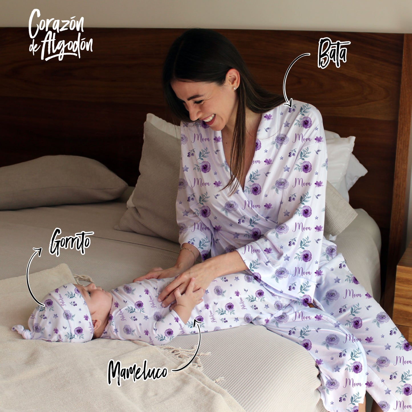 Arma tu Kit de Bienvenida Flor Morada