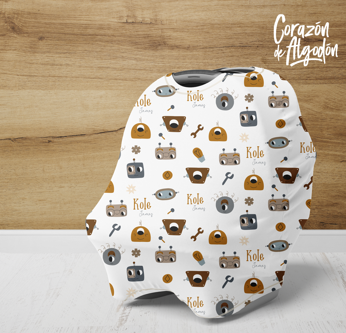 Baby cover Robots Kole James