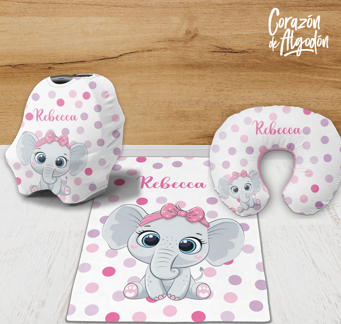 Kit de recién nacido Elefante Rebecca