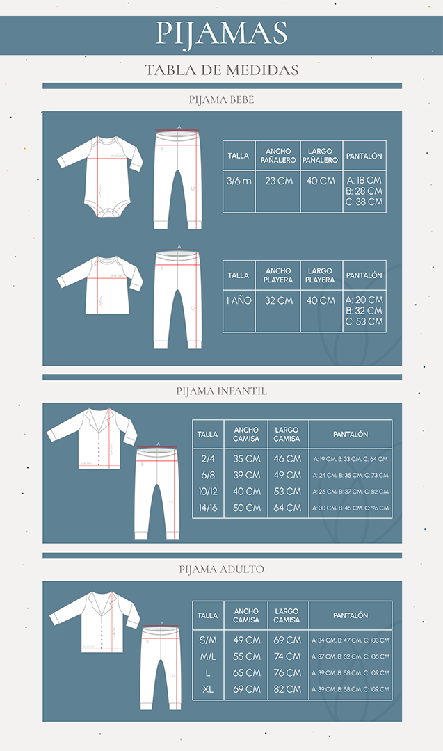 Pijama de botones Cuadros