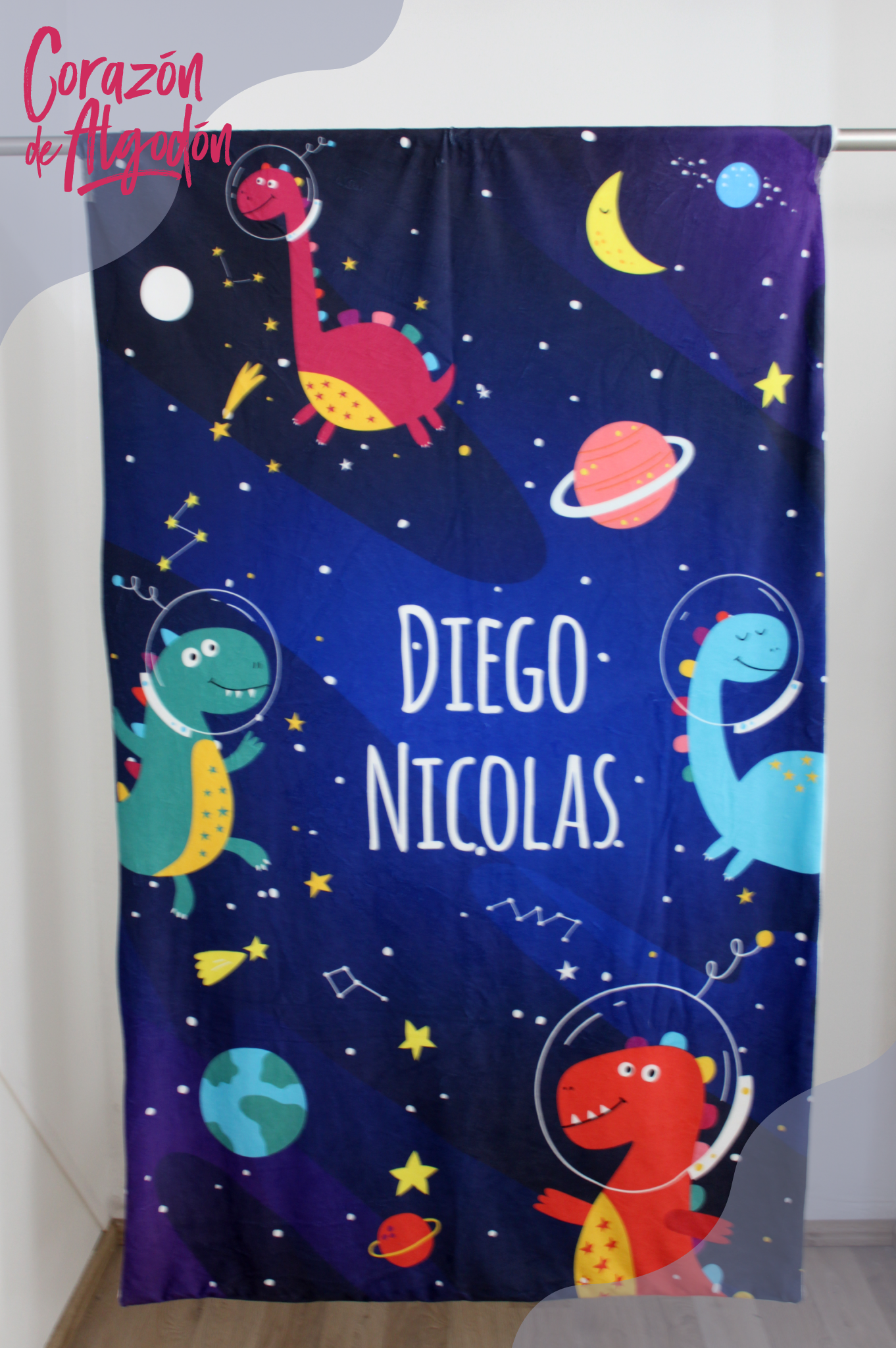Manta polar Dinosaurio Espacial Gael
