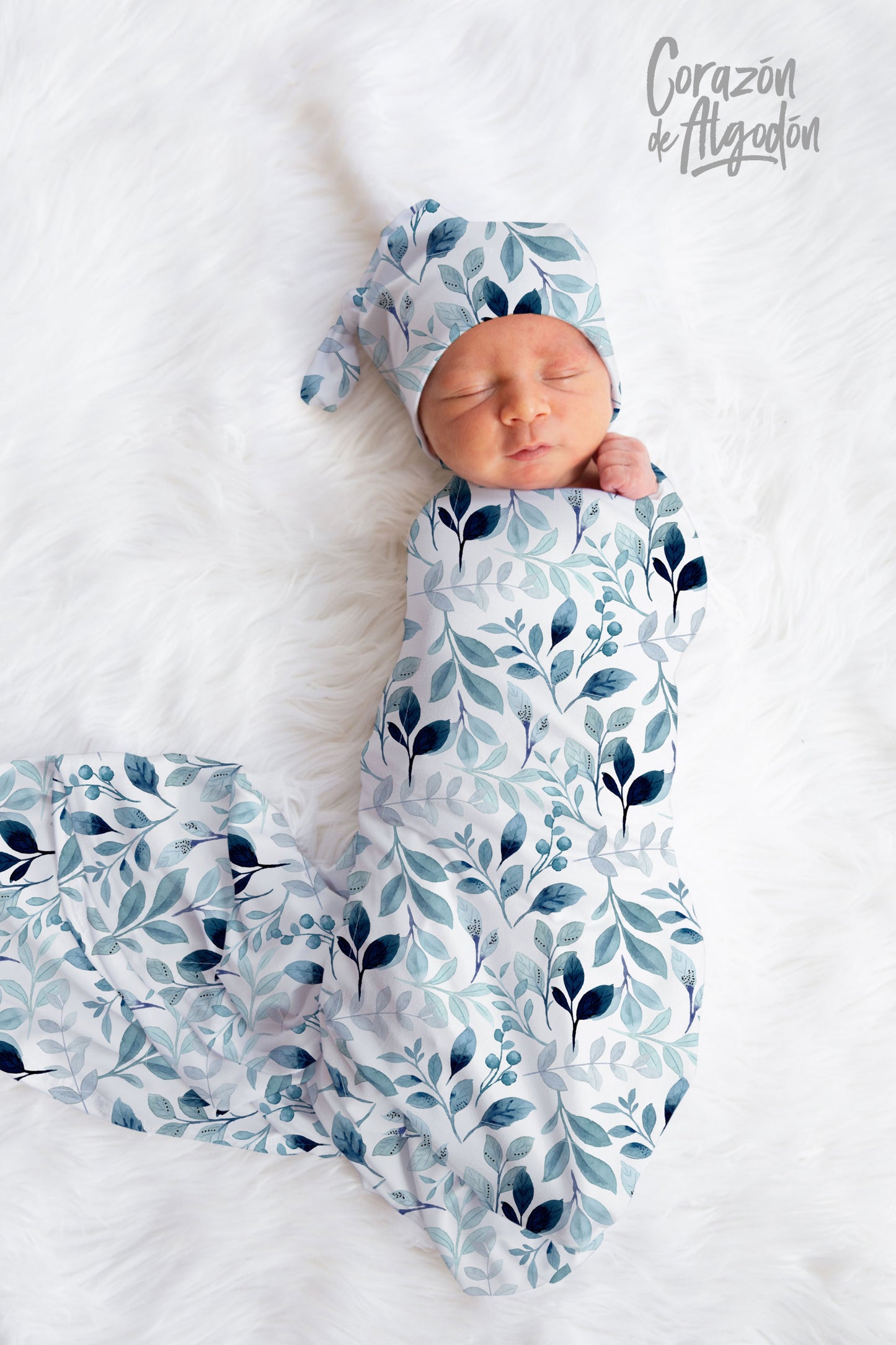Swaddle Plantas Azules
