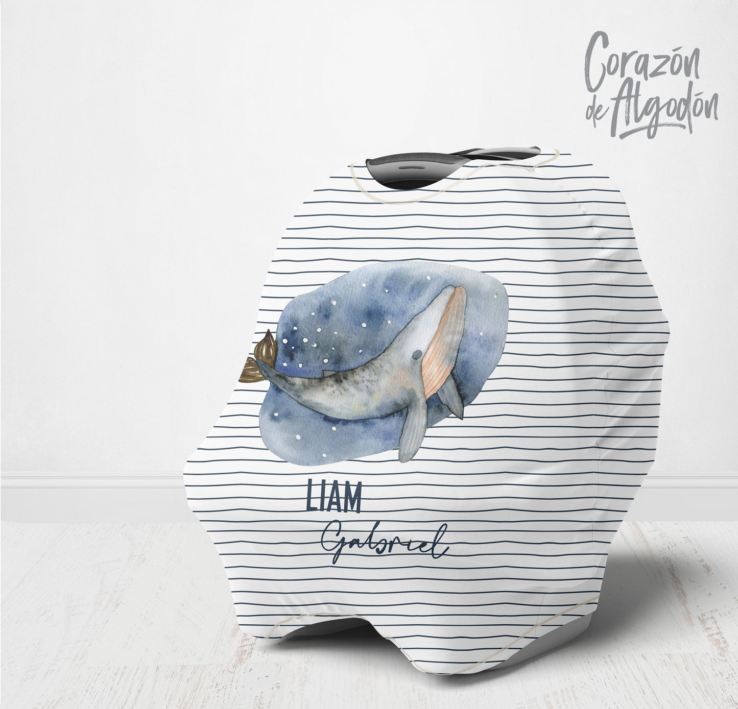 Baby cover Ballenas Liam