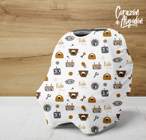 Baby cover Robots Kole James