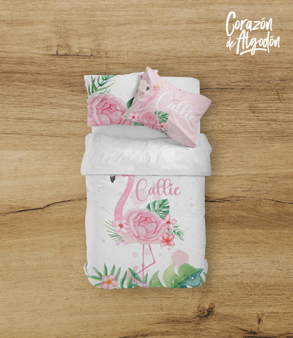 Juego de cama Flamingo Callie