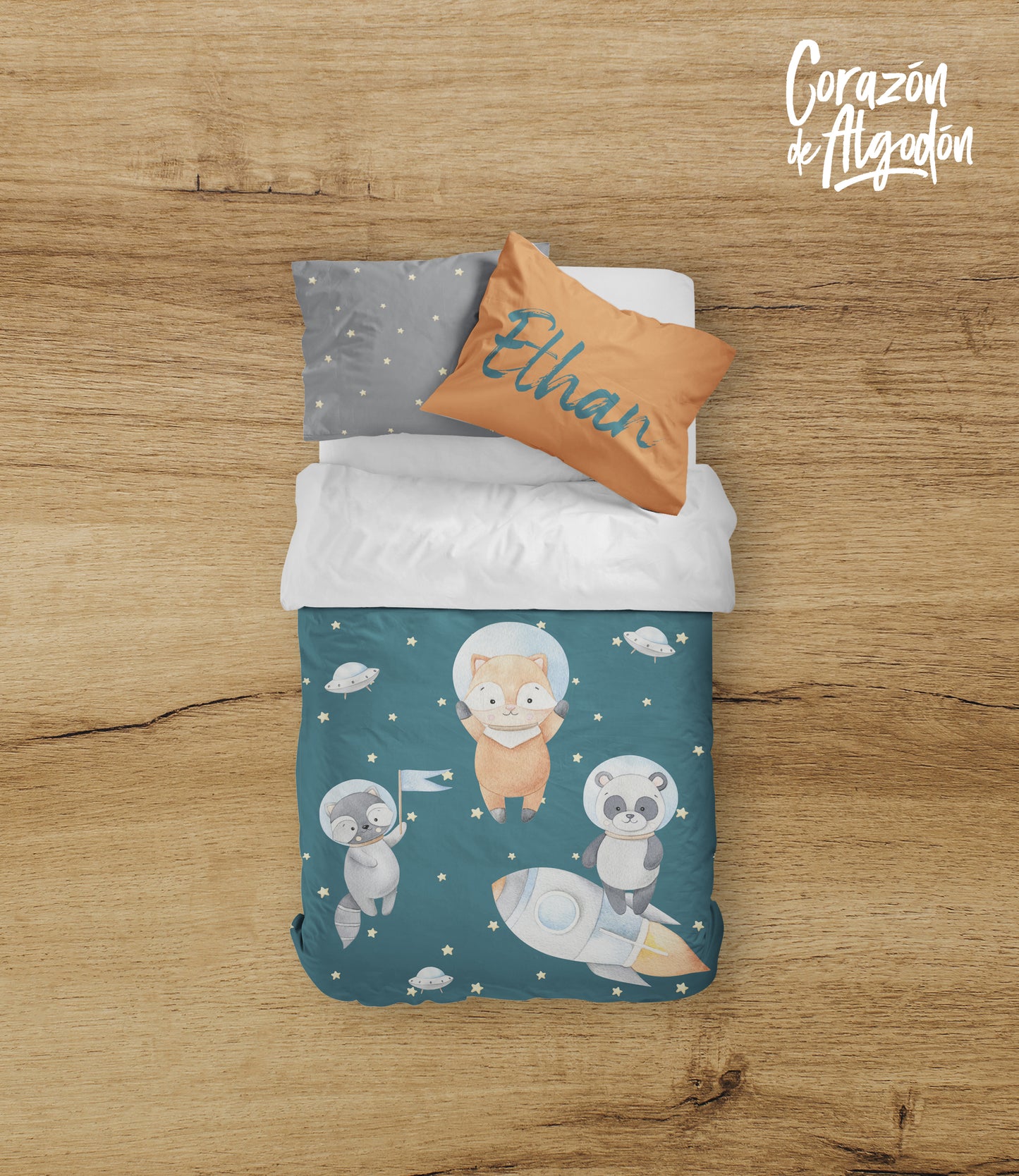 Juego de cama Astronautas Ethan