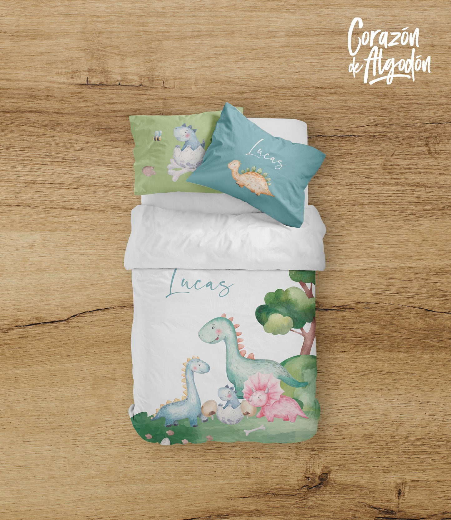Juego de cama Dinosaurio Lucas