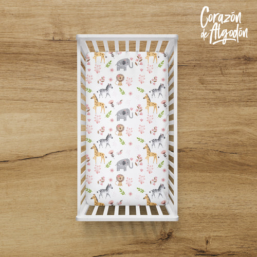 Sábana de cajón Jungla Lucy