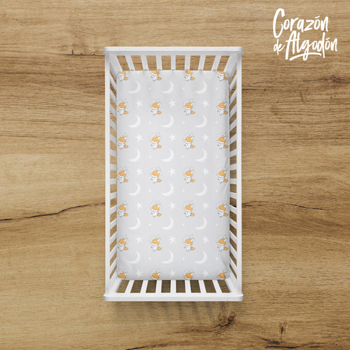 Sábana de cajón Zorrito Astronauta Lucca