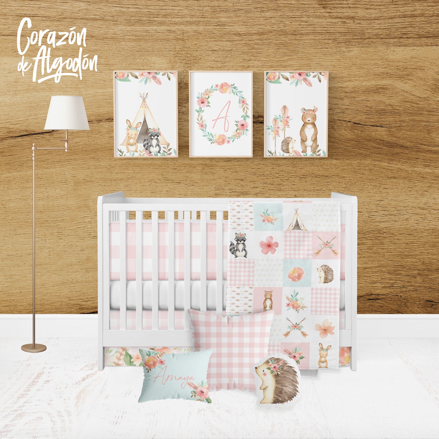 Juego de cuna Woodland Amaya