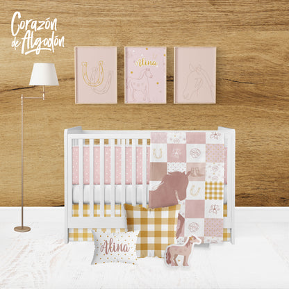 Juego de cuna Vaquera Alina