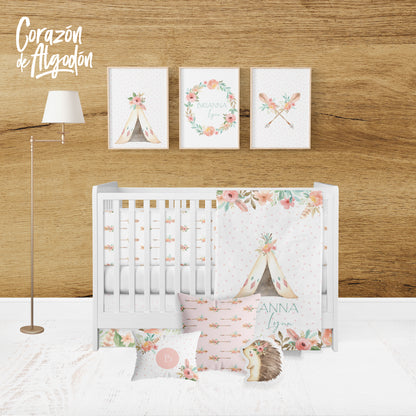 Juego de cuna Teepee Brianna