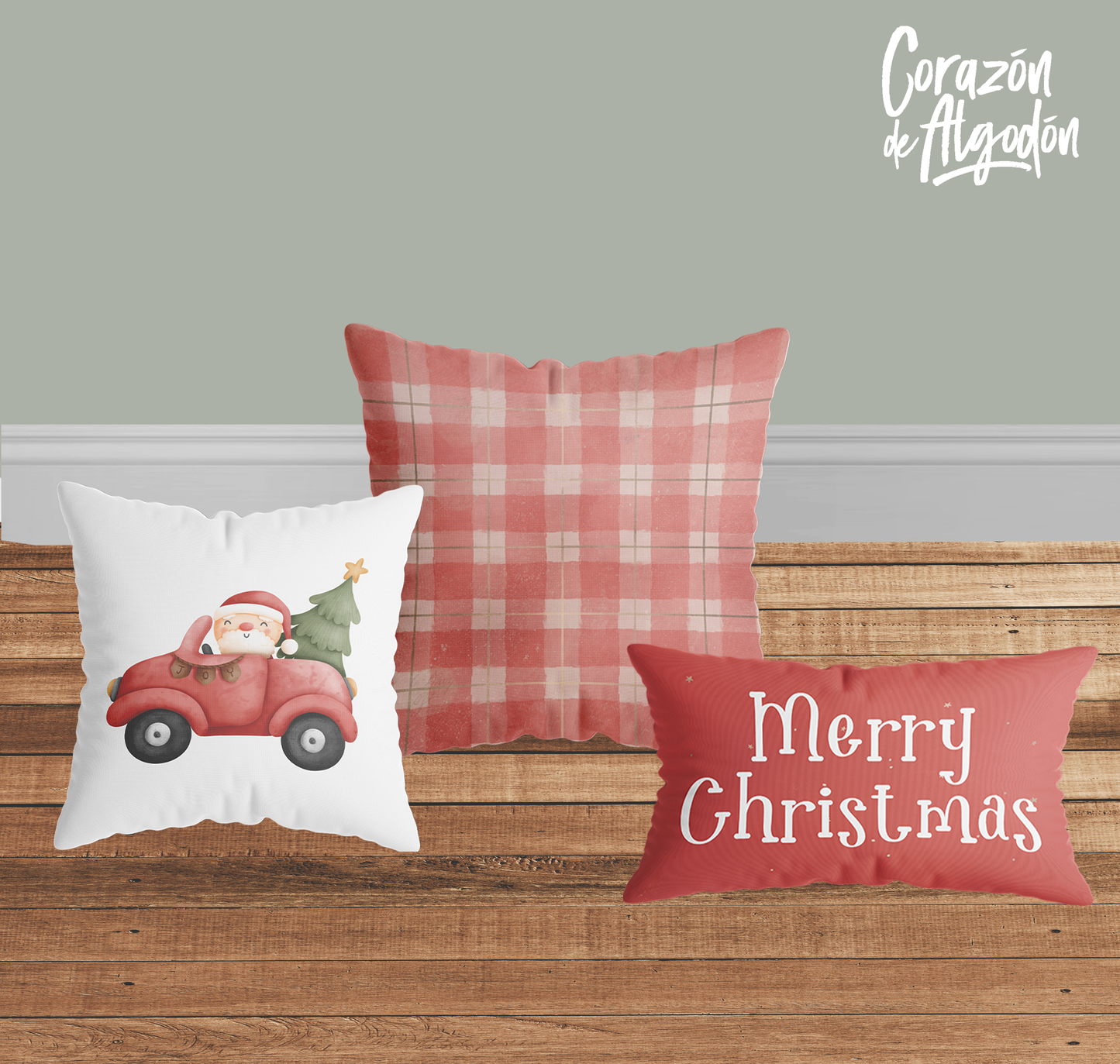 Set de Cojines Santa Claus