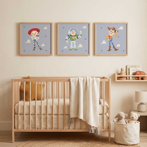 3 Textiles para enmarcar Toy Story