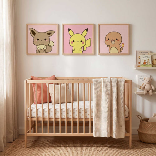 3 Textiles para enmarcar Pokemon Cassie