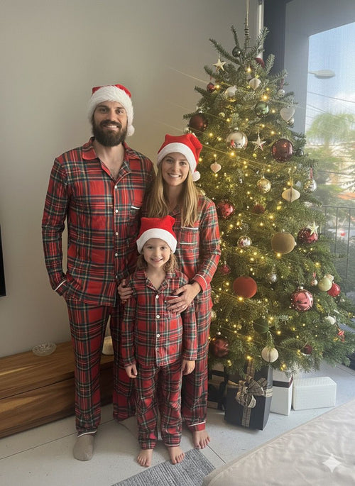 Pijama de botones Cuadros