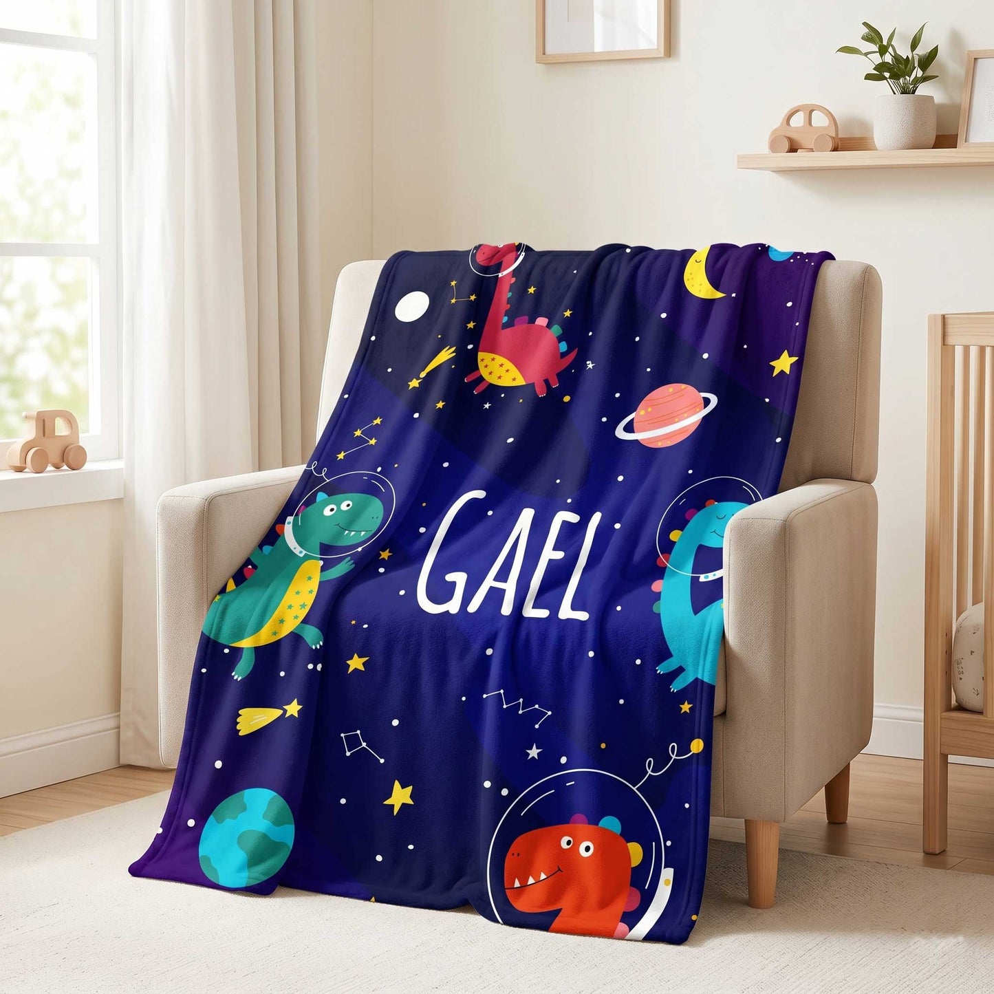 Manta polar Dinosaurio Espacial Gael