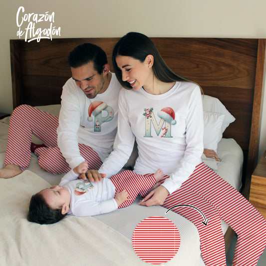 Pijama Iniciales Navideñas