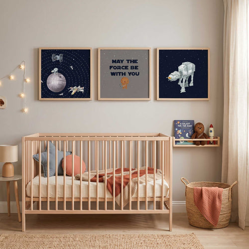 3 Textiles para enmarcar Star Wars