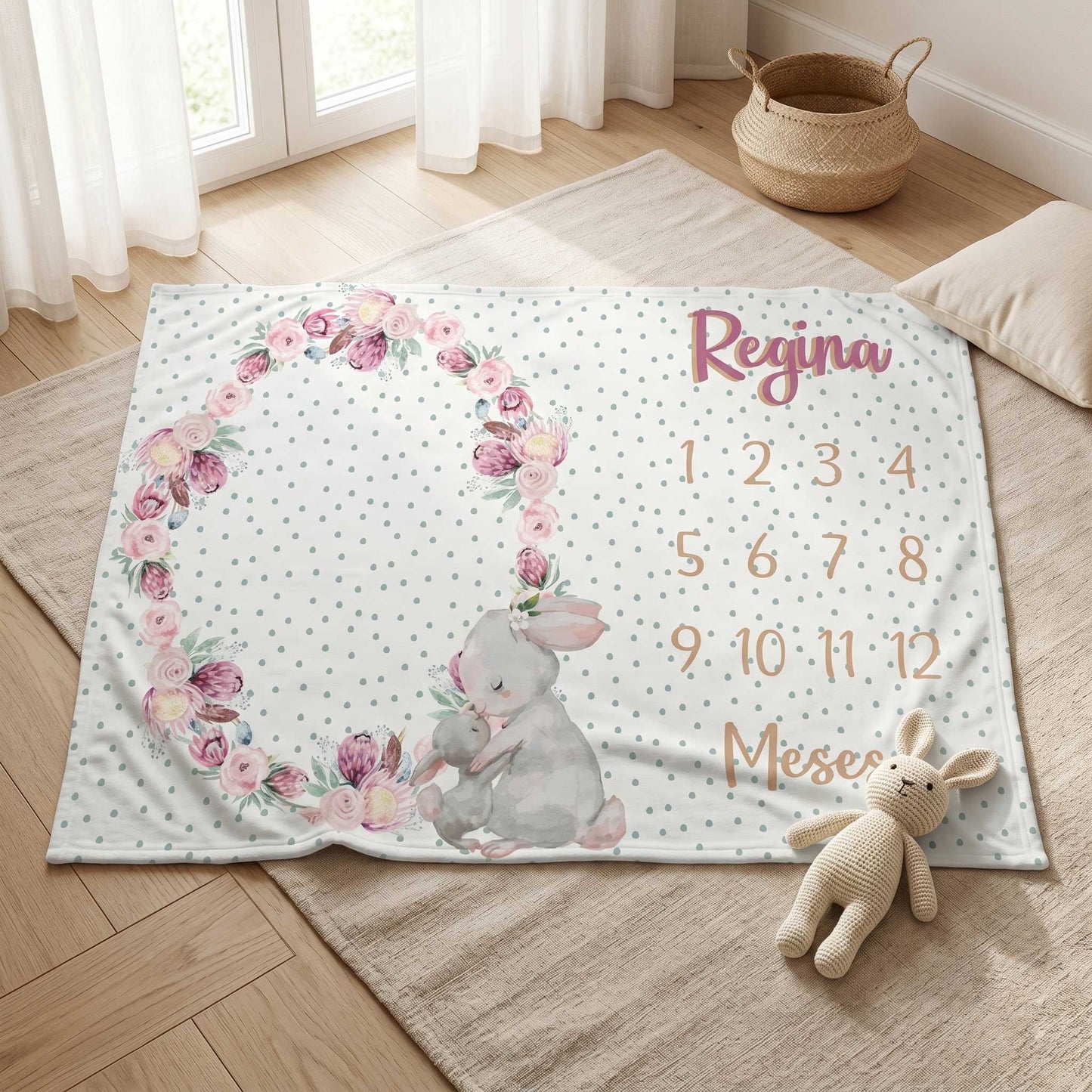 Manta mensual Conejito Regina