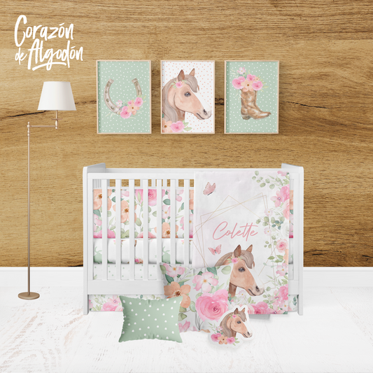 Juego de cuna Caballo Colette