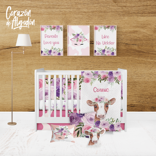 Juego de cuna Vaca Connie