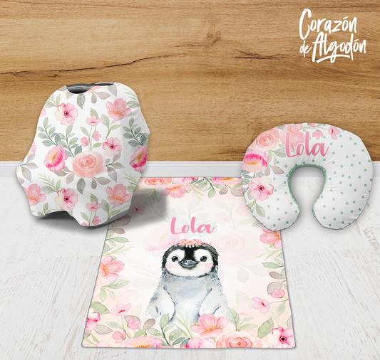 Kit de recién nacido Pingüino Lola