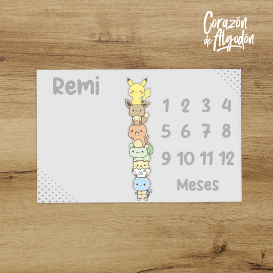Manta mensual Pokemon Remi