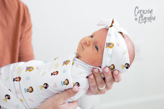 Swaddle Princesas y Flores