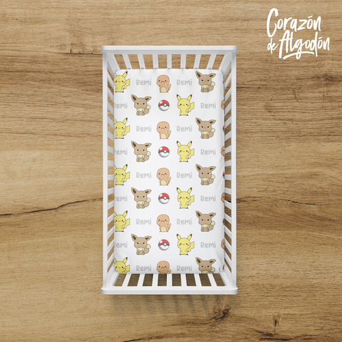 Sábana de cajón Pokemon Remi