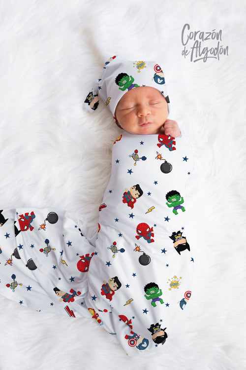 Swaddle Mix de Superhéroes