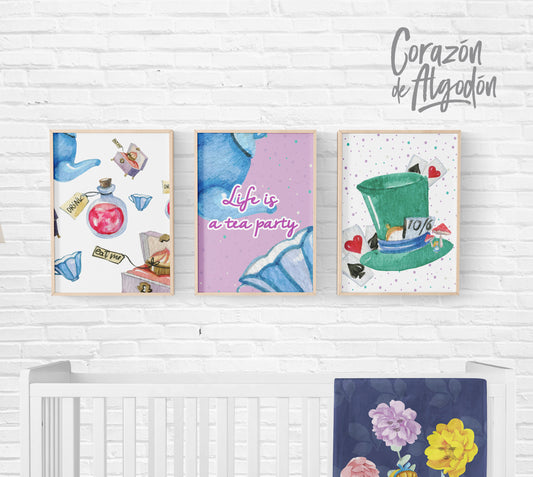 3 Textiles para enmarcar Alicia